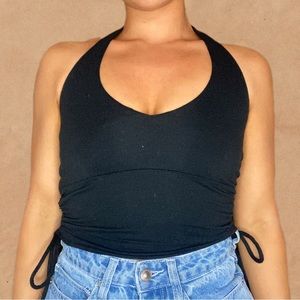HOLLISTER V-neck Side Tye Top